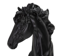 Schachfigur Springer Schwarz Gold 27 cm – Schach Deko