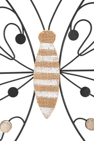 Wandpaneel Schmetterling Braun Schwarz – Wanddeko