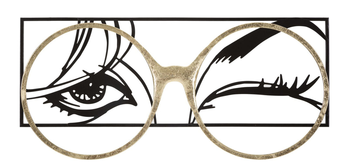 Wandpaneel Brille Bunt – Wanddeko