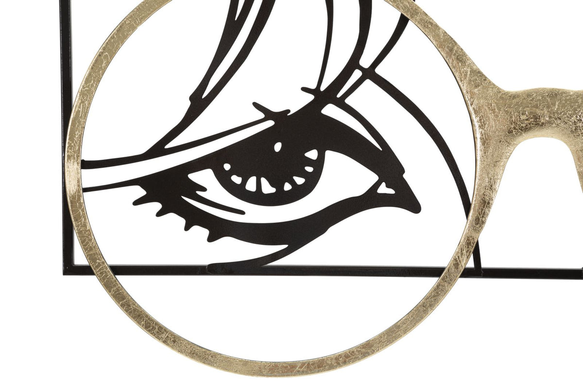 Wandpaneel Brille Bunt – Wanddeko