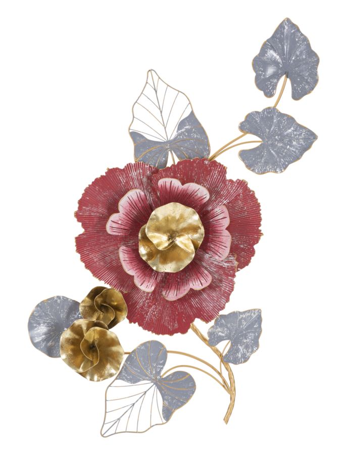 Wandpaneel Blumen Bunt 111,8 cm – Wanddeko