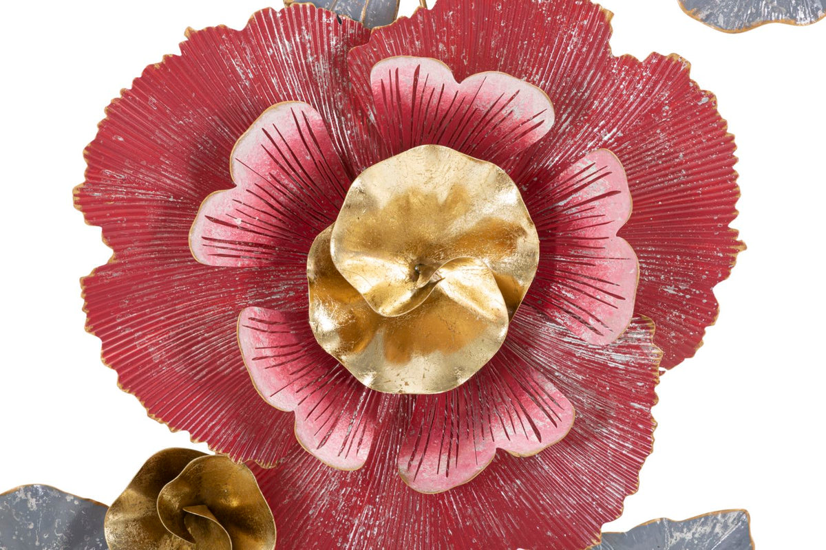 Wandpaneel Blumen Bunt 111,8 cm – Wanddeko