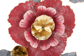 Wandpaneel Blumen Bunt 111,8 cm – Wanddeko