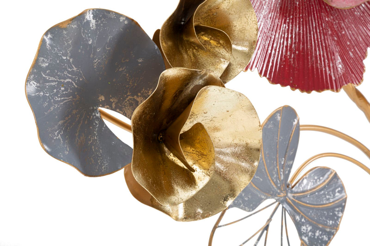Wandpaneel Blumen Bunt 111,8 cm – Wanddeko