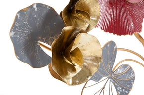 Wandpaneel Blumen Bunt 111,8 cm – Wanddeko
