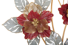 Wandpaneel Blumen Bunt 98,4 cm – Wanddeko