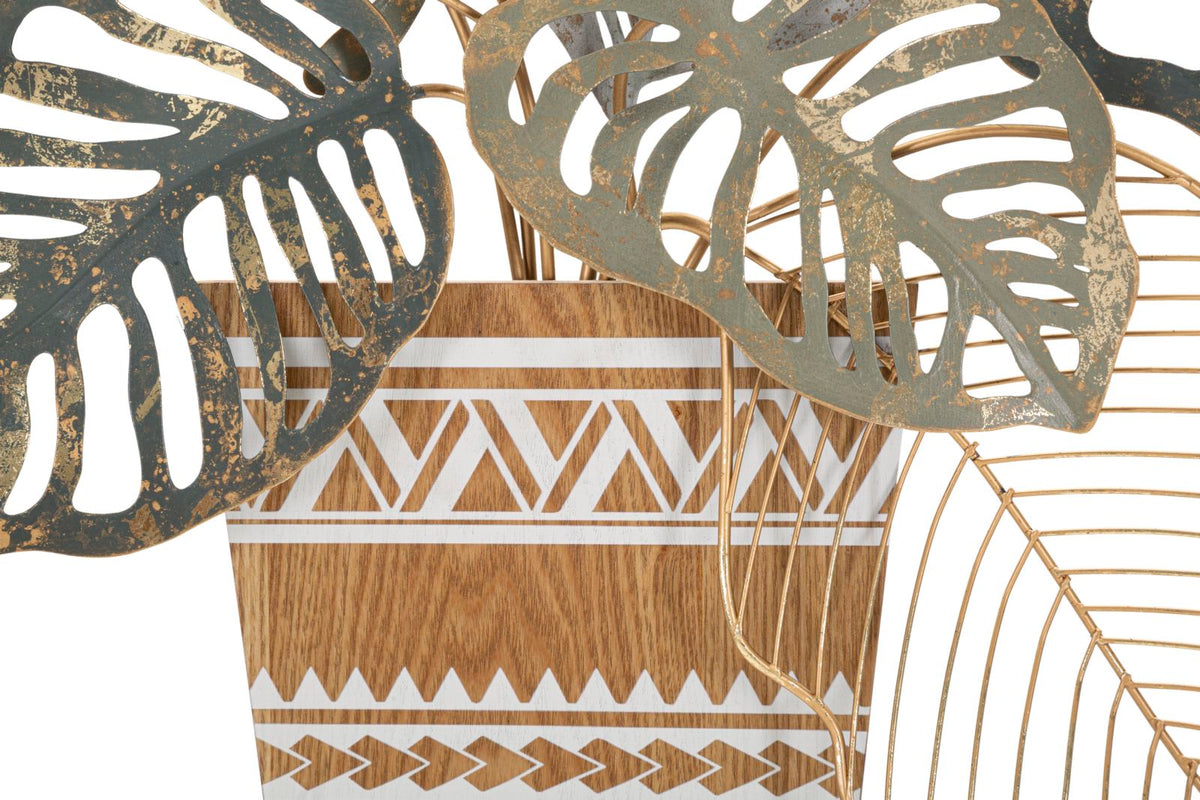 Wandpaneel Vase Bunt 62,9 cm – Wanddeko