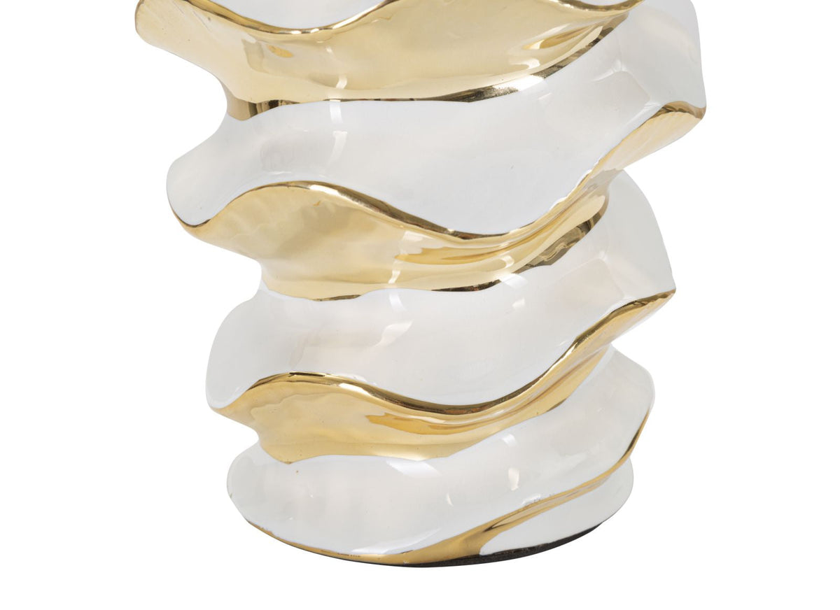 Tischlampe Space Weiß Gold 53 cm – Tischleuchte