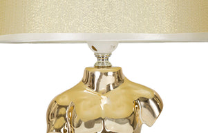 Tischlampe Mann Gold 42,5 cm – Tischleuchte