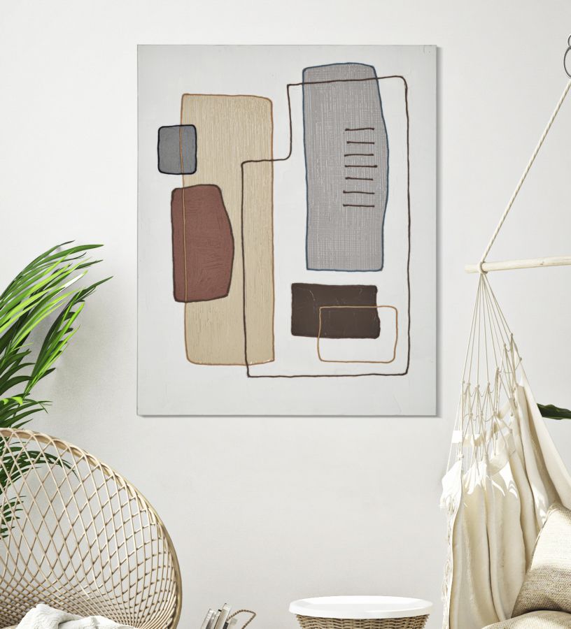 Wandbild Kunst 100 cm – Leinwandbild Deko