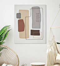 Wandbild Kunst 100 cm – Leinwandbild Deko