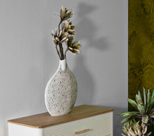 Blumenvase Nairobi Weiß 46,5 cm – Dekovase