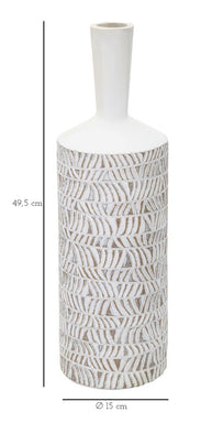 Blumenvase Nairobi Weiß 49,5 cm – Dekovase