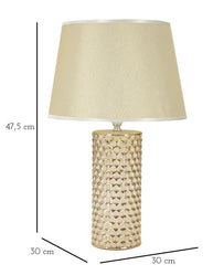 Tischlampe Gold 47,5 cm – Tischleuchte
