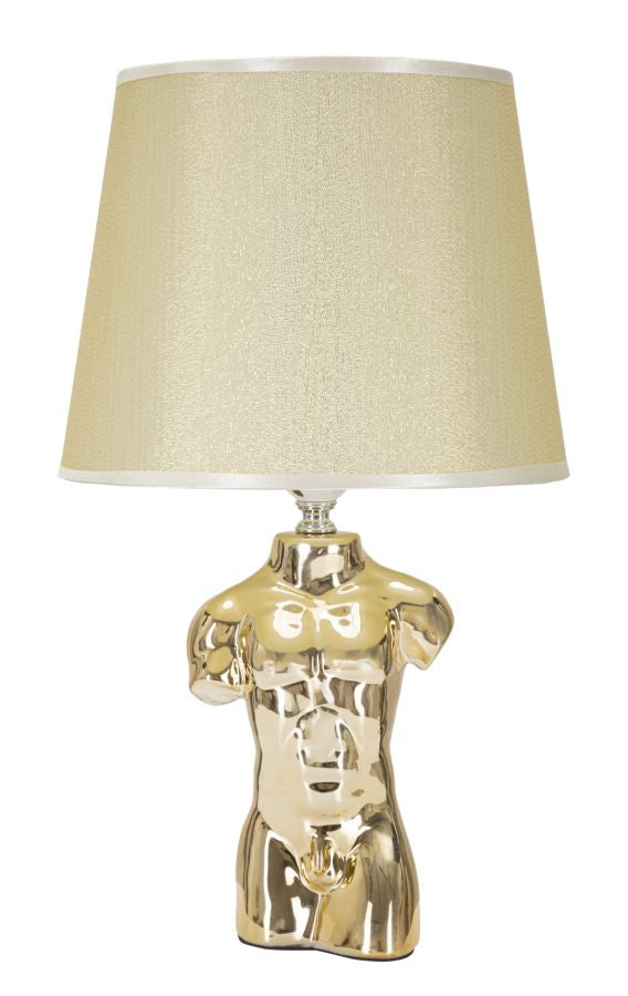 Tischlampe Mann Gold 42,5 cm – Tischleuchte