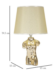 Tischlampe Mann Gold 42,5 cm – Tischleuchte
