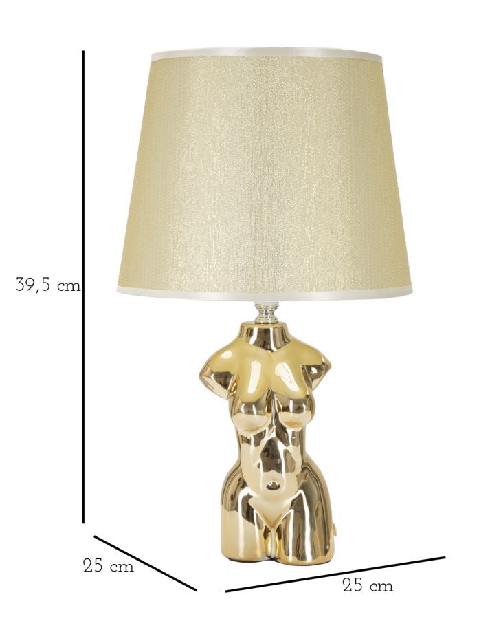 Tischlampe Frau Gold 42,5 cm – Tischleuchte