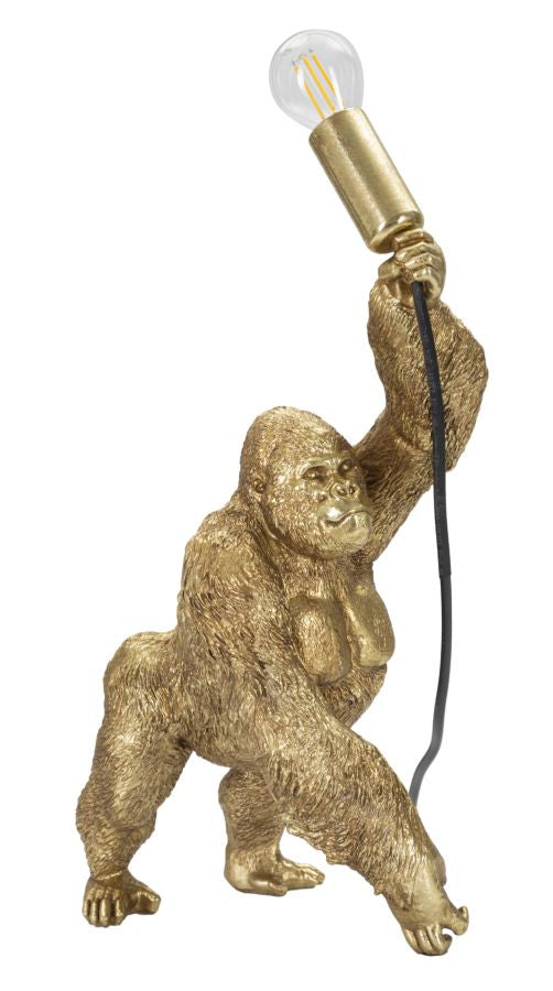 Tischlampe Gorilla Gold 40 cm – Tischleuchte