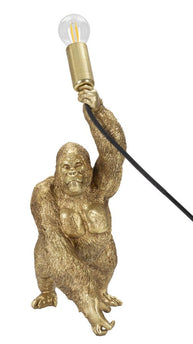 Tischlampe Gorilla Gold 40 cm – Tischleuchte