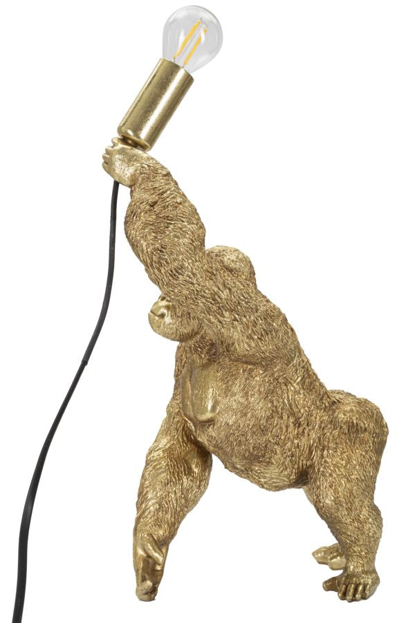 Tischlampe Gorilla Gold 40 cm – Tischleuchte