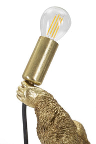 Tischlampe Gorilla Gold 40 cm – Tischleuchte