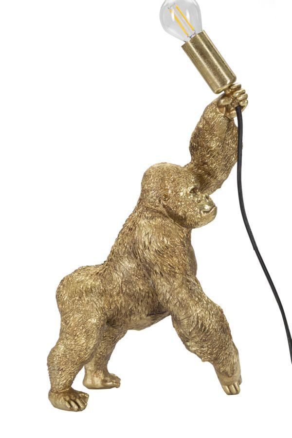 Tischlampe Gorilla Gold 40 cm – Tischleuchte