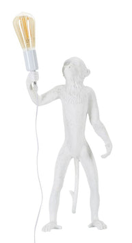 Tischlampe Affe Weiß 55 cm – Tischleuchte