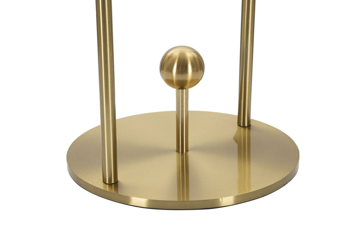 Tischlampe Arc A Gold Weiß 47 cm – Tischleuchte