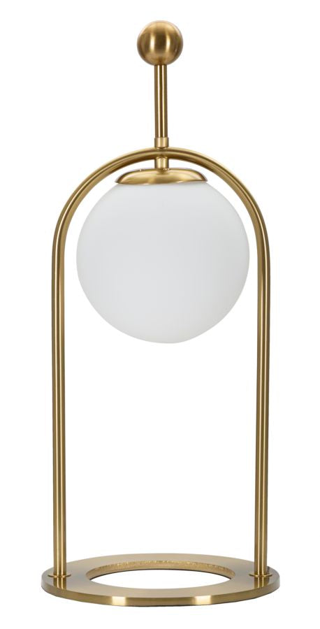 Tischlampe Arc B Gold Weiß 50 cm – Tischleuchte