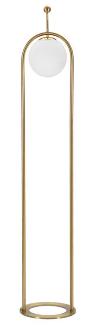 Stehlampe Gold Weiß 168 cm – Stehleuchte