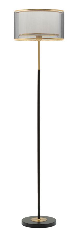 Stehlampe Levels Schwarz Gold 153 cm – Stehleuchte
