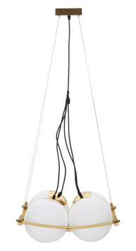 Deckenleuchte Japan Gold Weiß 20 cm – Deckenlampe