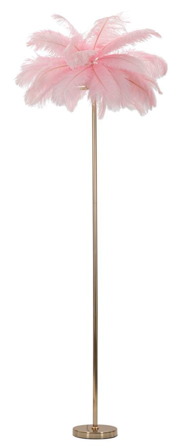 Stehlampe Palme Rosa Gold 160 cm – Stehleuchte