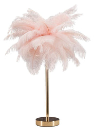 Tischlampe Palme Rosa Gold 55 cm – Tischleuchte