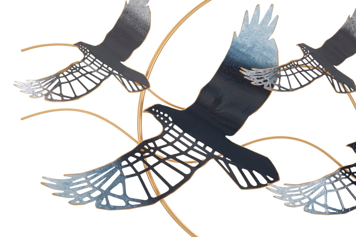 Wandpaneel Vögel Bunt – Wanddeko