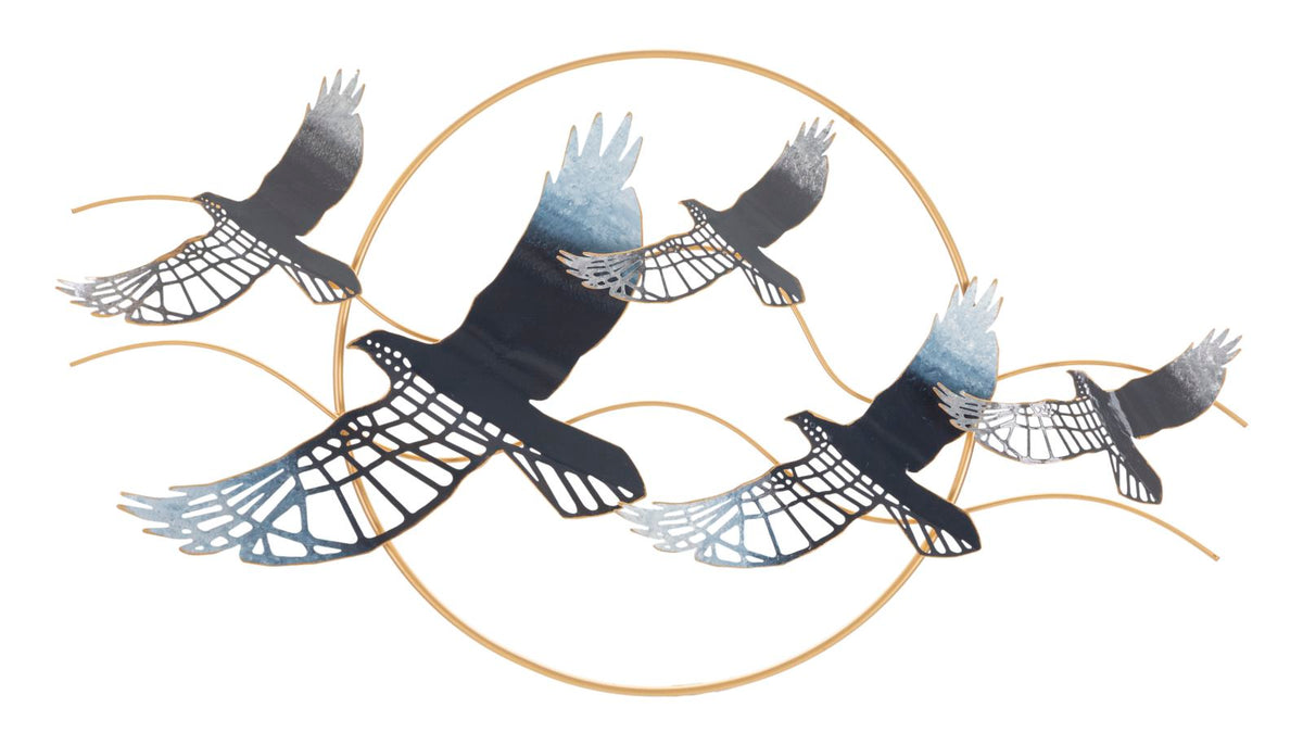 Wandpaneel Vögel Bunt – Wanddeko