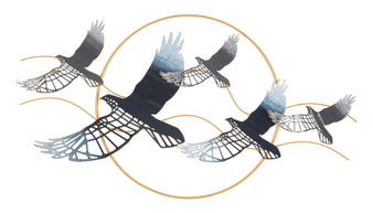 Wandpaneel Vögel Bunt – Wanddeko