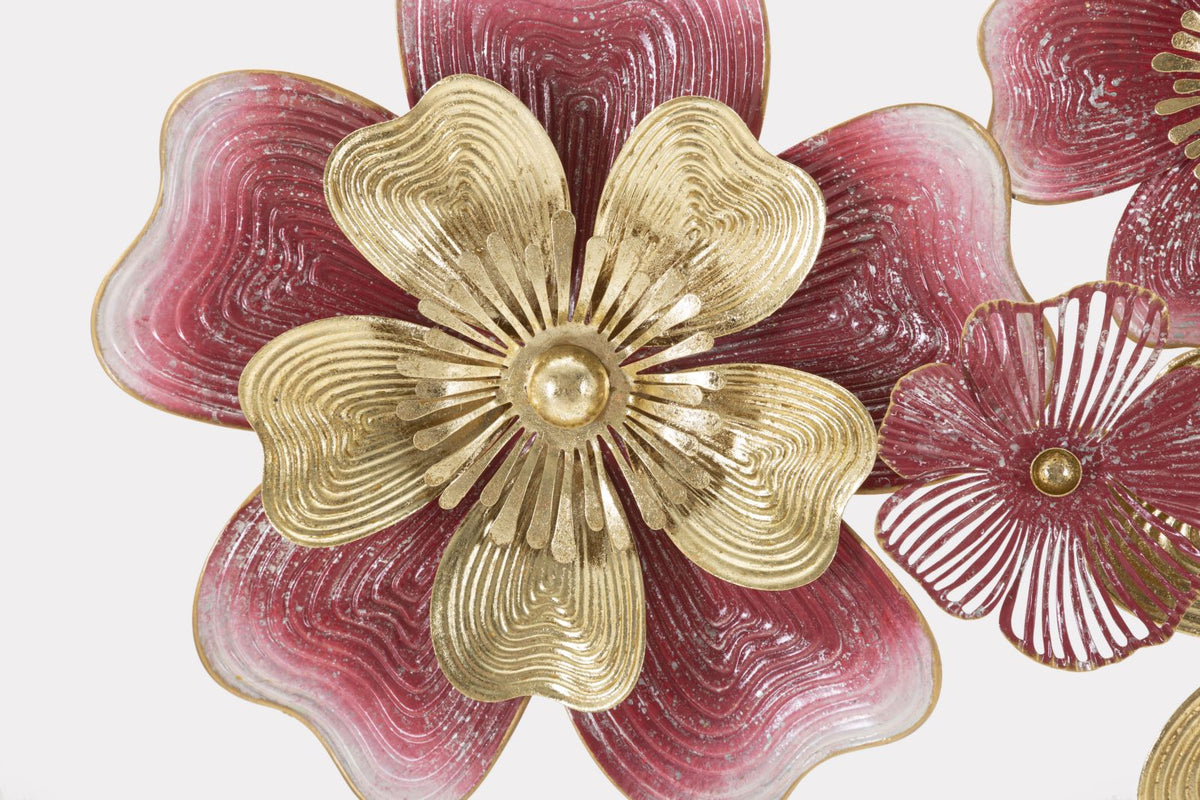Wandpaneel Blumen Bunt 50,8 cm – Wanddeko