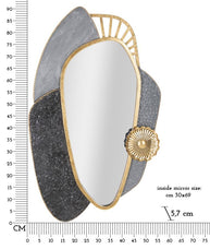 Wandspiegel Art Bunt 90,8 cm