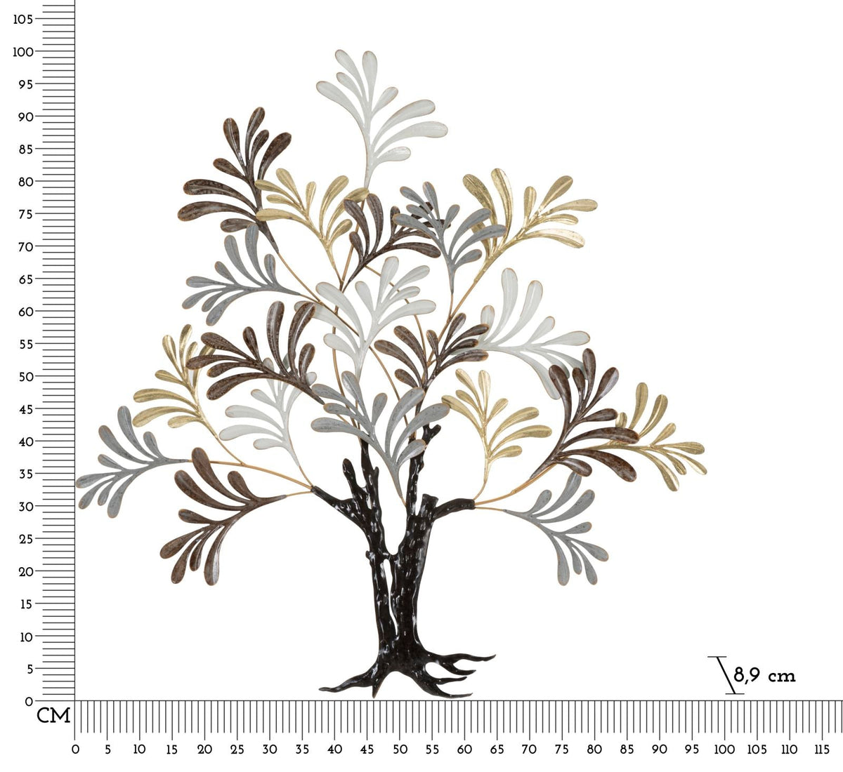 Wandpaneel Baum Bunt – Wanddeko