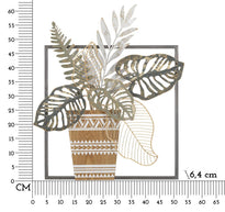 Wandpaneel Vase Bunt 62,9 cm – Wanddeko