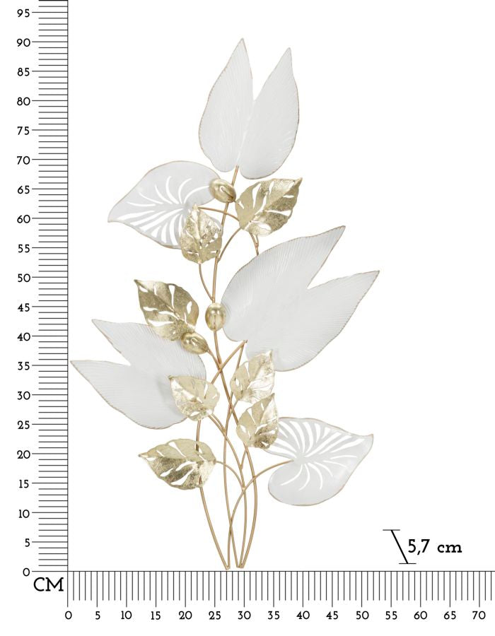 Wandpaneel Zweige Bunt 90,8 cm – Wanddeko