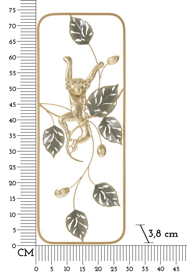 Wandpaneel Affe Bunt – Wanddeko