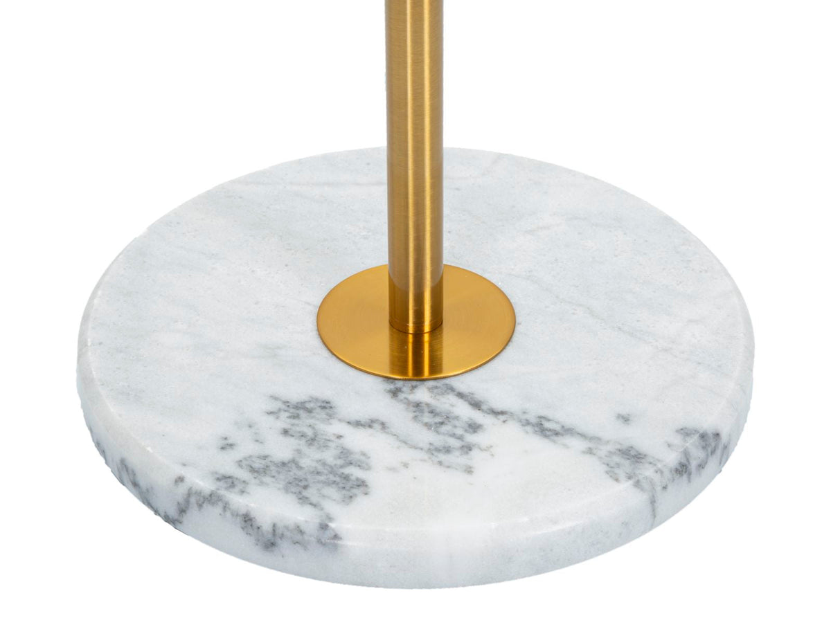 Stehlampe Hanger Gold Weiß 173 cm – Stehleuchte