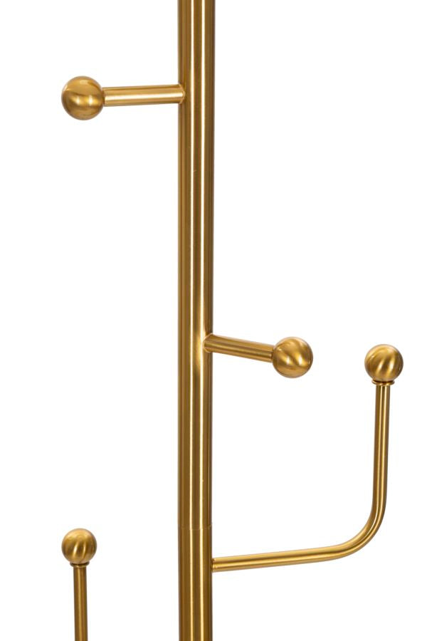 Stehlampe Hanger Gold Weiß 173 cm – Stehleuchte