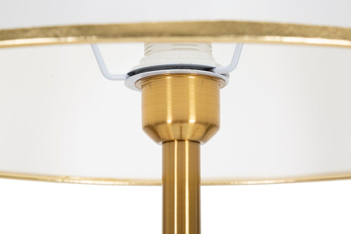 Stehlampe Hanger Gold Weiß 173 cm – Stehleuchte