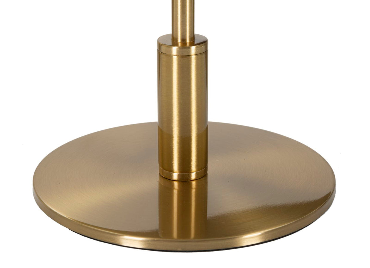 Tischlampe Feder Gold Weiß 50 cm – Tischleuchte