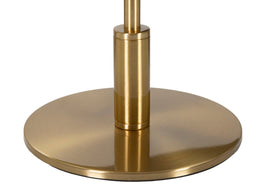 Tischlampe Feder Gold Weiß 50 cm – Tischleuchte