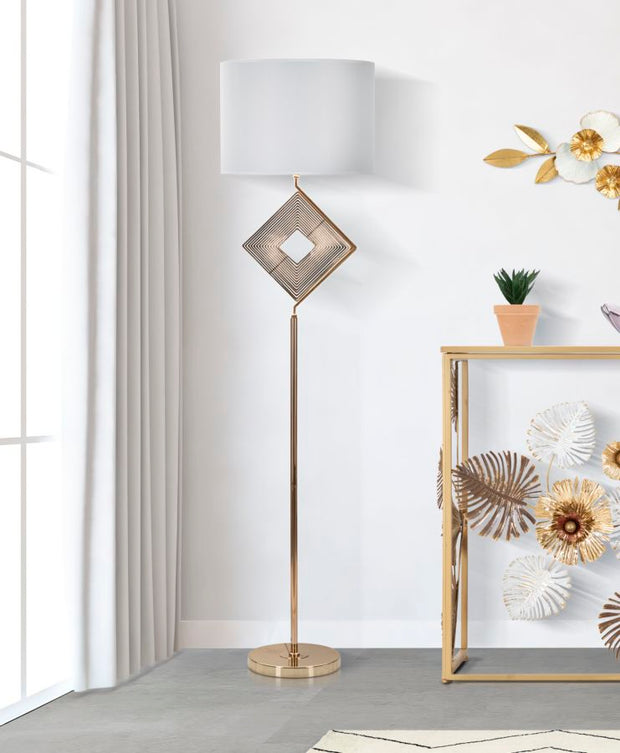 Stehlampe Move Gold Weiß 161 cm – Stehleuchte