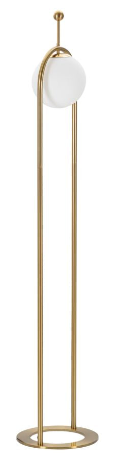 Stehlampe Gold Weiß 168 cm – Stehleuchte